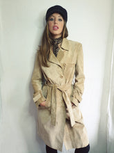 Load image into Gallery viewer, Keenan Leather Soft suede trench coat