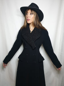 Woolen double breasted Laura Ashley coat