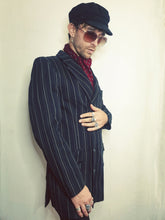 Load image into Gallery viewer, 1960s Long pin stripe double breasted blazer