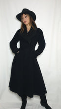 Load image into Gallery viewer, Woolen double breasted Laura Ashley coat