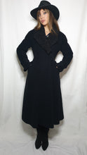 Load image into Gallery viewer, Woolen double breasted Laura Ashley coat