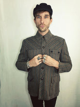 Load image into Gallery viewer, Tweed buttoned jacket