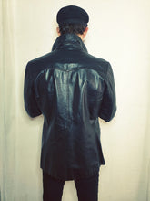 Load image into Gallery viewer, Black 70s buttoned Jacket