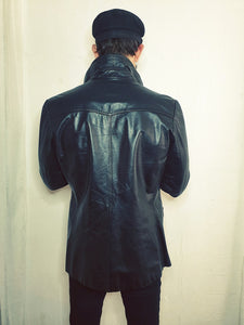Black 70s buttoned Jacket